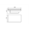 Бумагодержатель GAPPO G30803 хром